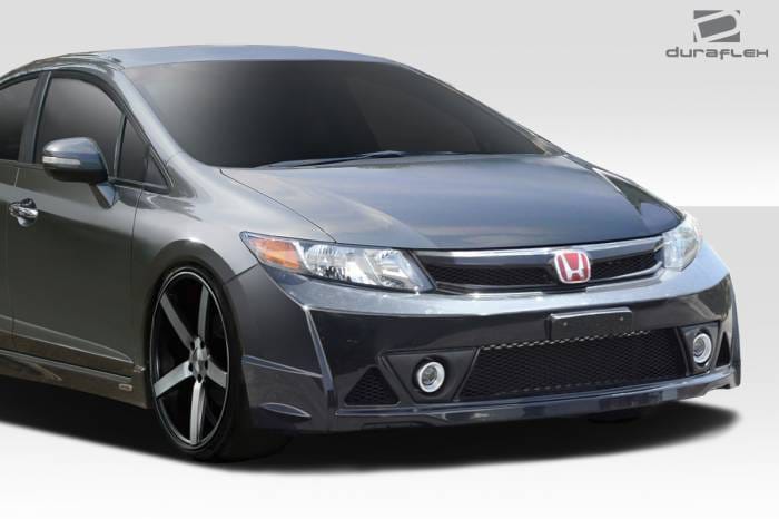 Honda Civic 4DR MR Duraflex Front Body Kit Bumper 112741 thumbnail 2