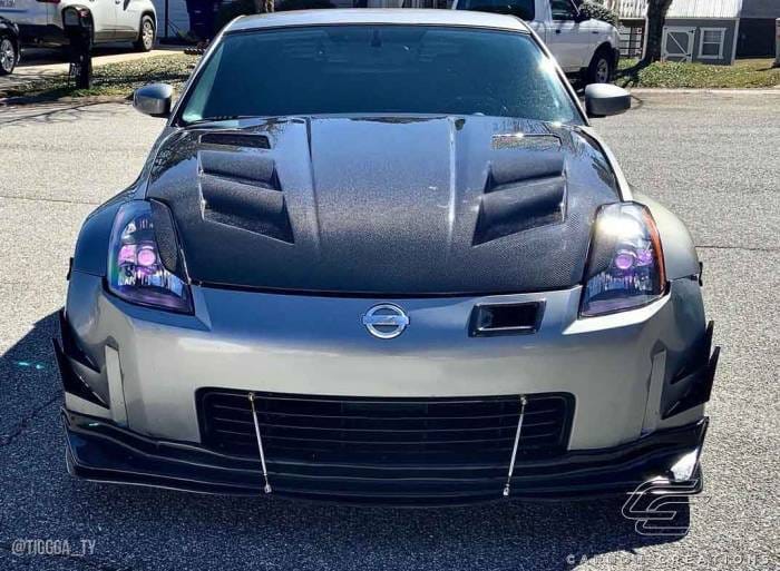 Nissan 350Z AM-S Dritech Carbon Fiber Creations Body Kit- Hood 112955 thumbnail 6