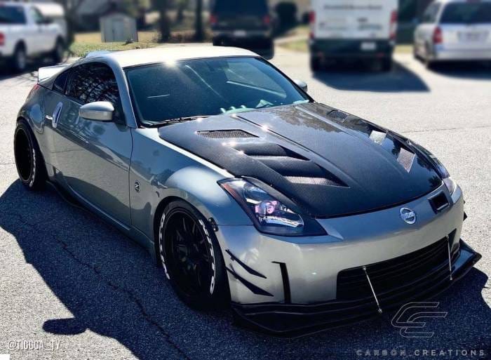 Nissan 350Z AM-S Dritech Carbon Fiber Creations Body Kit- Hood 112955 thumbnail 7