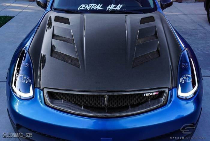 Infiniti G Coupe 2DR AM-S DriTech Carbon Fiber Body Kit- Hood 112963 thumbnail 2