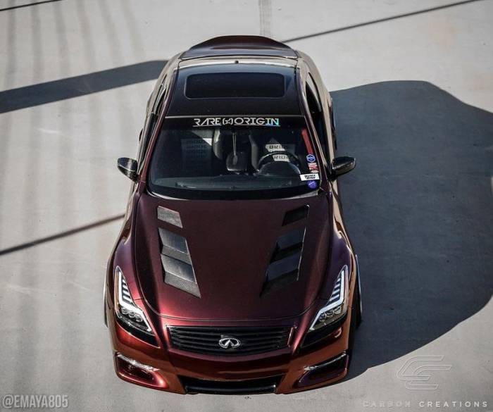 Infiniti G Coupe 2DR AM-S DriTech Carbon Fiber Body Kit- Hood 112966 thumbnail 2