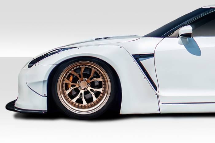 Nissan GTR LBW Duraflex Front Fender Flares 113508