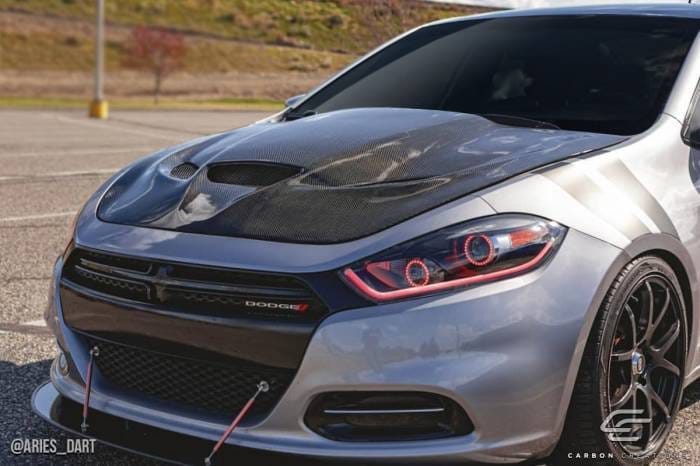 Dodge Dart Hellcat Look Carbon Fiber Creations Body Kit- Hood!!! 113648 thumbnail 2