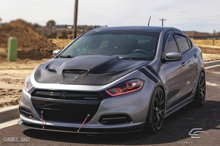 Dodge Dart Hellcat Look Carbon Fiber Creations Body Kit- Hood!!! 113648 thumbnail 4