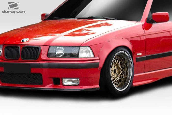 BMW 3 Series RBS Duraflex Front Fender Flares 113676 thumbnail 2