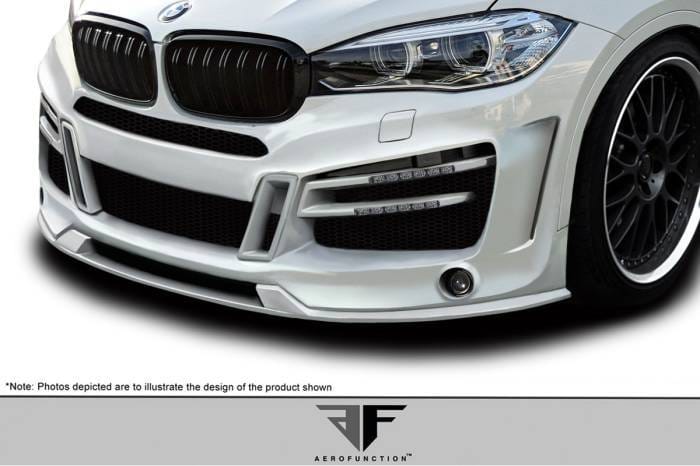 BMW X6 AF-1 Aero Function Front Bumper Lip Body Kit 114153 thumbnail 2