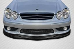 Mercedes C Class L Sport Carbon Fiber Front Bumper Lip Body Kit 114363