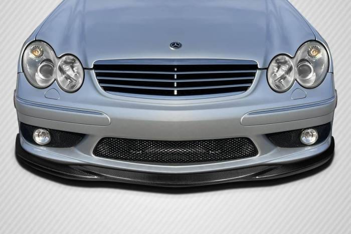 Mercedes C Class L Sport Carbon Fiber Front Bumper Lip Body Kit 114363
