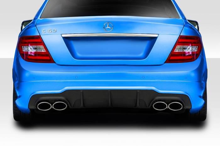 Mercedes C Class C63 Look Duraflex Rear Bumper Diffuser Body Kit 114372