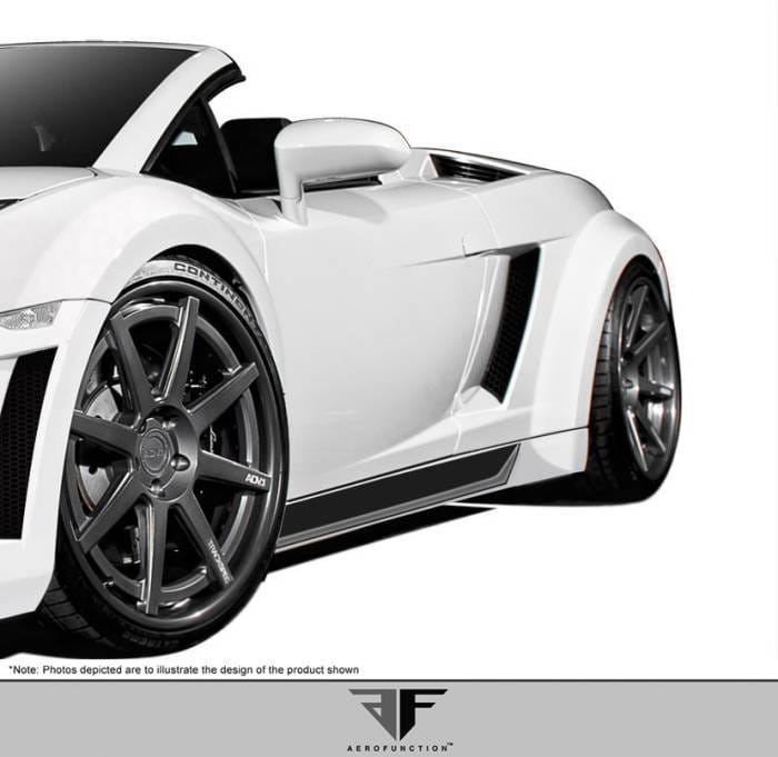 Lamborghini Gallardo AF-1 Aero Function Side Skirts Wide Body Kit 109603 thumbnail 2