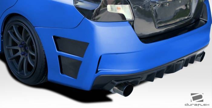 Subaru WRX Duraflex NBR Concept Rear Bumper Cover - 1 Piece - 109823 thumbnail 2