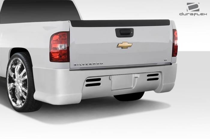 Chevrolet Silverado Duraflex BT-3 Rear Bumper Cover - 1 Piece - 112049 thumbnail 2