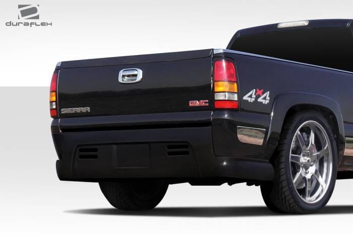 GMC Sierra Duraflex BT-1 Rear Bumper Cover - 1 Piece - 112051 thumbnail 2
