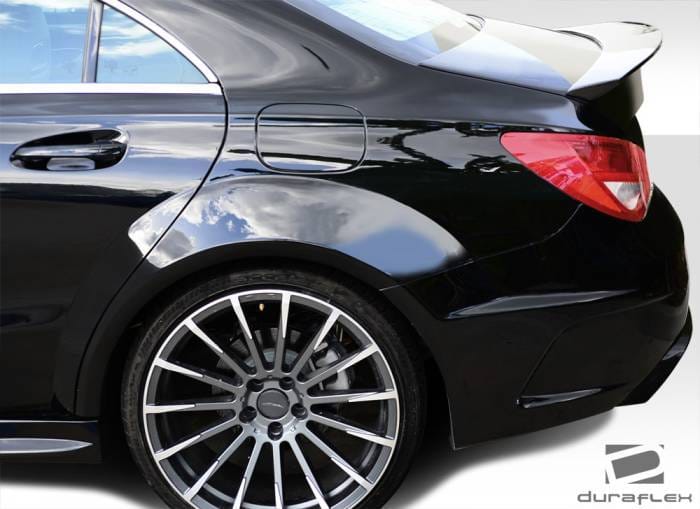 Mercedes-Benz CLA Duraflex Black Series Look Wide Body Rear Fenders - 4 Piece - 112015 thumbnail 3