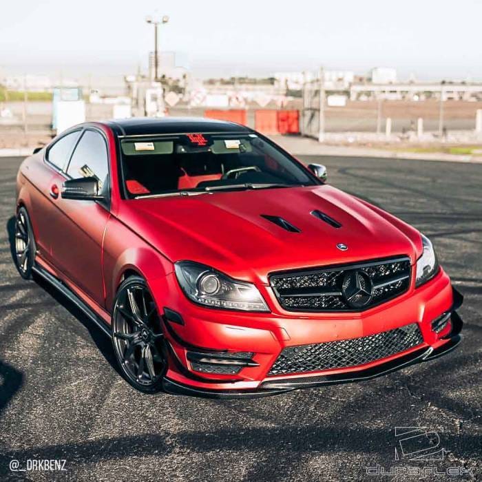 Mercedes C Class Black Series Look Duraflex Body Kit- Hood 112200 thumbnail 3