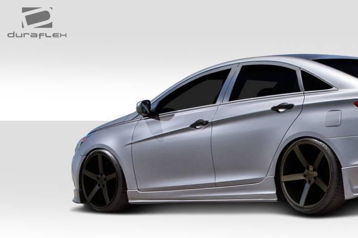 Hyundai Sonata Duraflex Racer Side Skirt Rocker Panels - 2 Piece - 112242 thumbnail 2