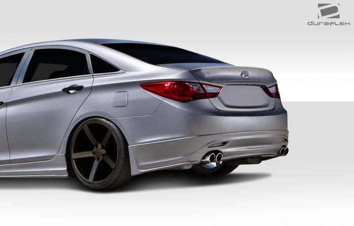 Hyundai Sonata Duraflex Racer Rear Lip Under Air Dam Spoiler - 1 Piece - 112243 thumbnail 2