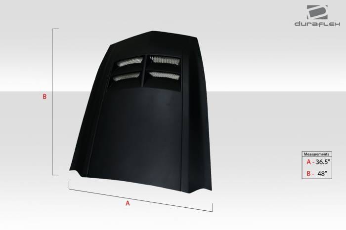Universal ZL1 Look Duraflex Hood Scoop Vent 112446 thumbnail 3