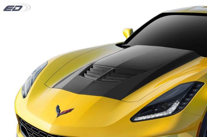 Universal Z06 Look Duraflex Hood Scoop Vent 112447 thumbnail 2