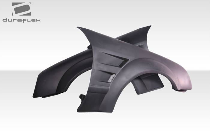 Mercedes-Benz CLK Duraflex Black Series Look Wide Body Front Fender Flares - 2 Piece - 112560 thumbnail 5