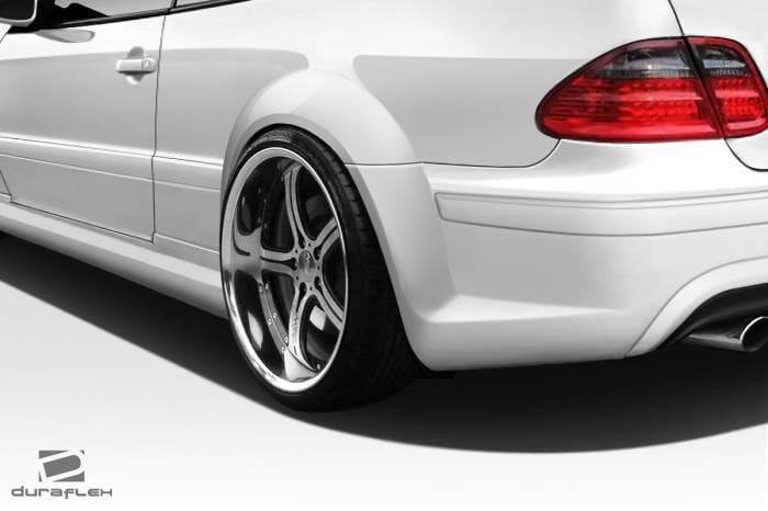 Mercedes-Benz CLK Duraflex Black Series Look Wide Body Rear Fender Flares - 2 Piece - 112561 thumbnail 2