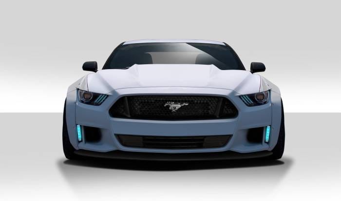 Ford Mustang Duraflex Grid Front Bumper Cover - 1 Piece - 112563