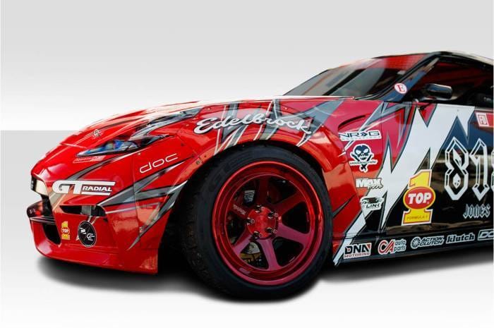 Nissan 370Z Circuit Duraflex 75mm Front Fender Flares 112596 thumbnail 2