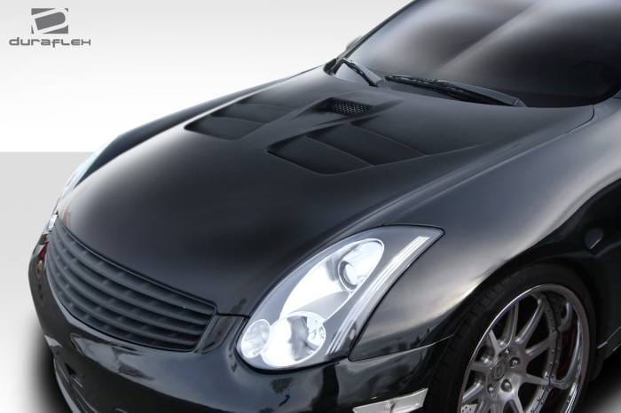 Infiniti G Coupe 2DR TS-2 Duraflex Body Kit- Hood 112740 thumbnail 2