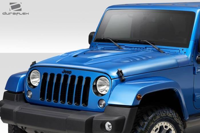 Jeep Wrangler ABR Duraflex Body Kit- Hood 112796 thumbnail 2