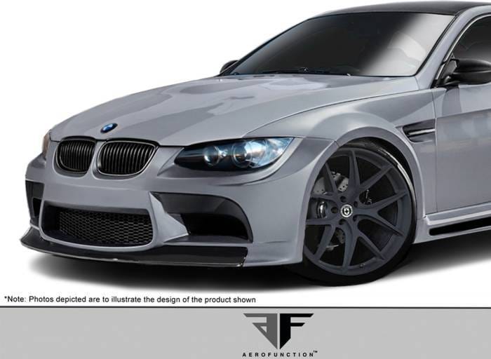 BMW M3 2DR AF-5 Aero Function Wide Front Bumper Lip Body Kit 112890 thumbnail 2