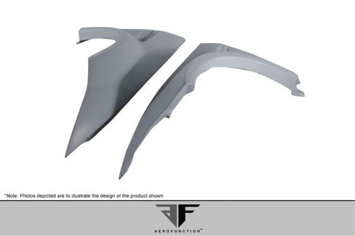 BMW M3 2DR AF-5 Aero Function Wide Front Fender Flares 112893 thumbnail 3