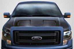 Ford F150 Ram Air DriTech Carbon Fiber Body Kit- Hood 112936
