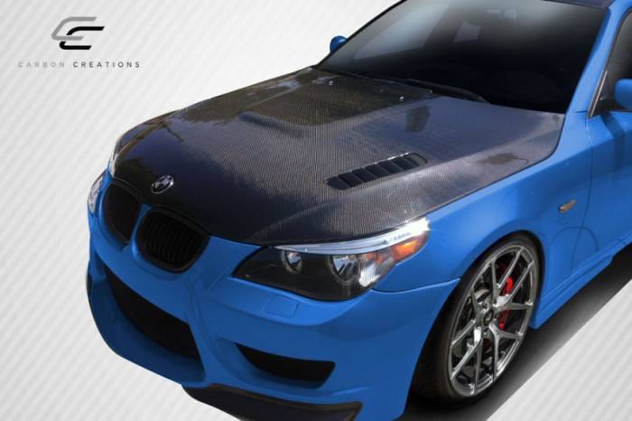 BMW 5 Series AF1 Dritech Carbon Fiber Creations Body Kit- Hood 112909 thumbnail 2