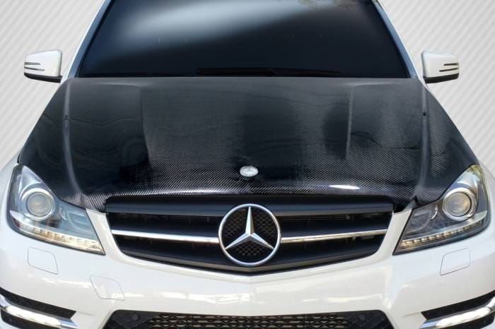 Mercedes C Class C63 Look DriTech Carbon Fiber Body Kit- Hood 112987