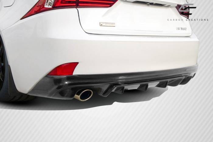 Lexus IS AM Design DriTech Carbon Fiber Rear Bumper Lip Body Kit 112999 thumbnail 2