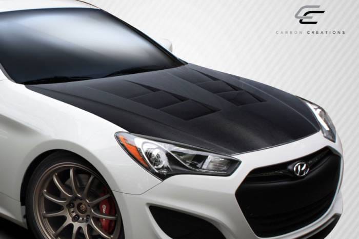 Hyundai Genesis TS-1 DriTech Carbon Fiber Body Kit- Hood 112950 thumbnail 2