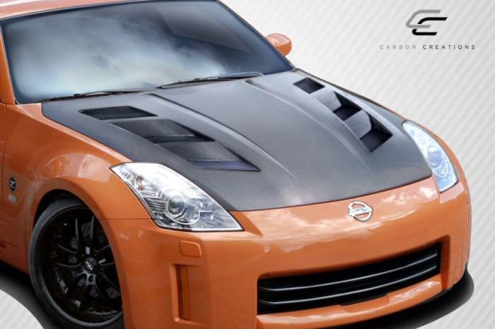 Nissan 350Z AM-S DriTech Carbon Fiber Body Kit- Hood 112956 thumbnail 2