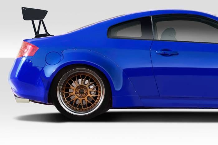 Infiniti G Coupe 2DR Circuit Duraflex 75MM Rear Fender Flares 113034