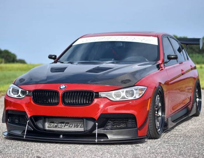 BMW 3 Series 4DR Eros Version 1 DriTech Carbon Fiber Body Kit- Hood 113172 thumbnail 4