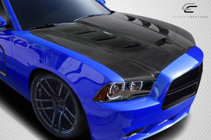 Dodge Charger Viper Look DriTech Carbon Fiber Body Kit- Hood 113116 thumbnail 2