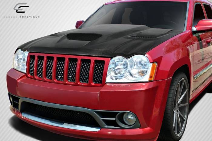 Jeep Grand Cherokee Hellcat Look DriTech Carbon Fiber Body Kit-Hood 113118 thumbnail 2
