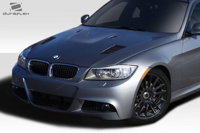 BMW 3 Series E90 4DR Duraflex AF1 Hood - 113323 thumbnail 2
