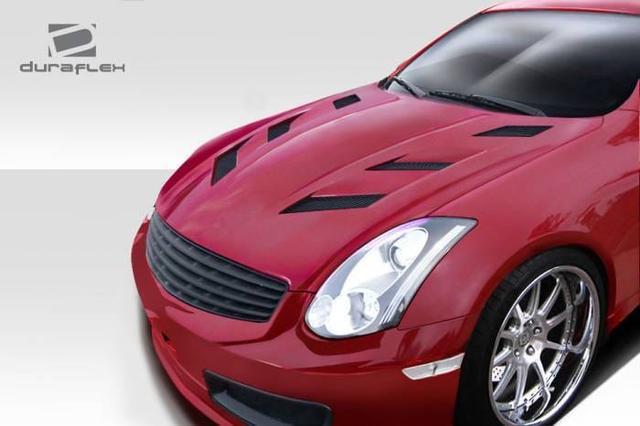 Infiniti G Coupe AM-S Duraflex Body Kit- Hood 113359 thumbnail 2