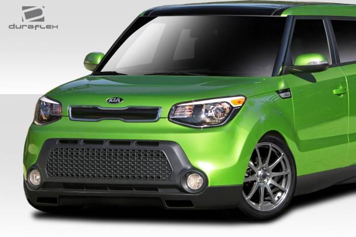 Kia Soul Racer Duraflex Front Bumper Lip Body Kit 113431 thumbnail 2