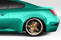 Infiniti G Coupe LBW Duraflex Rear Fender Flares 113531