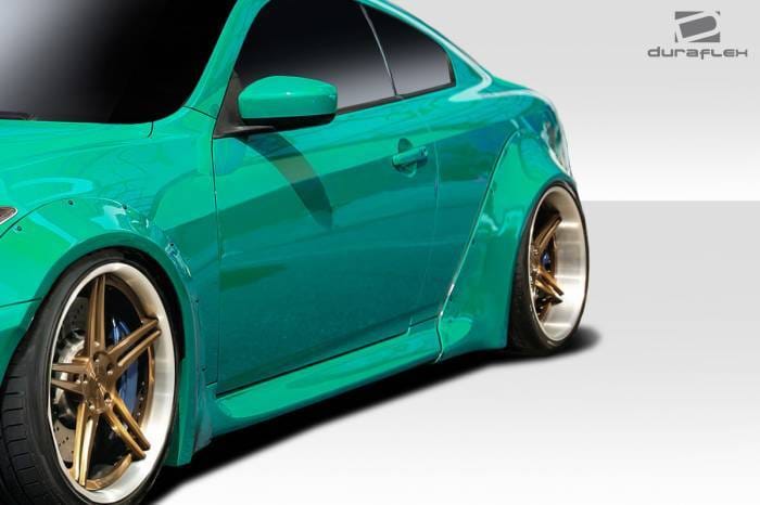 Infiniti G Coupe LBW Duraflex Rear Fender Flares 113531 thumbnail 2
