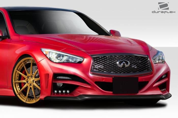 Fits Infiniti Q50 Impulse Duraflex Front Body Kit Bumper 113536 thumbnail 2