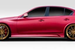Fits Infiniti Q50 Impulse Duraflex Side Skirts Body Kit 113537
