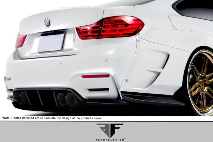 BMW 4 Series AF-1 Aero Function Rear Bumper Lip Body Kit 113585 thumbnail 2