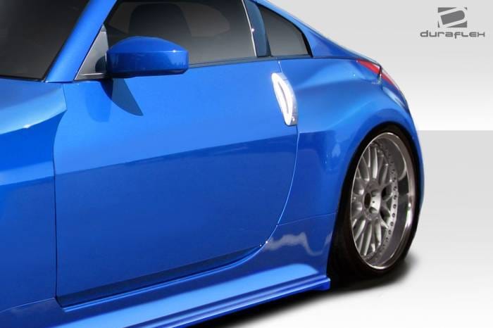 Nissan 350Z Demon Duraflex Rear Fender Flares 113549 thumbnail 2